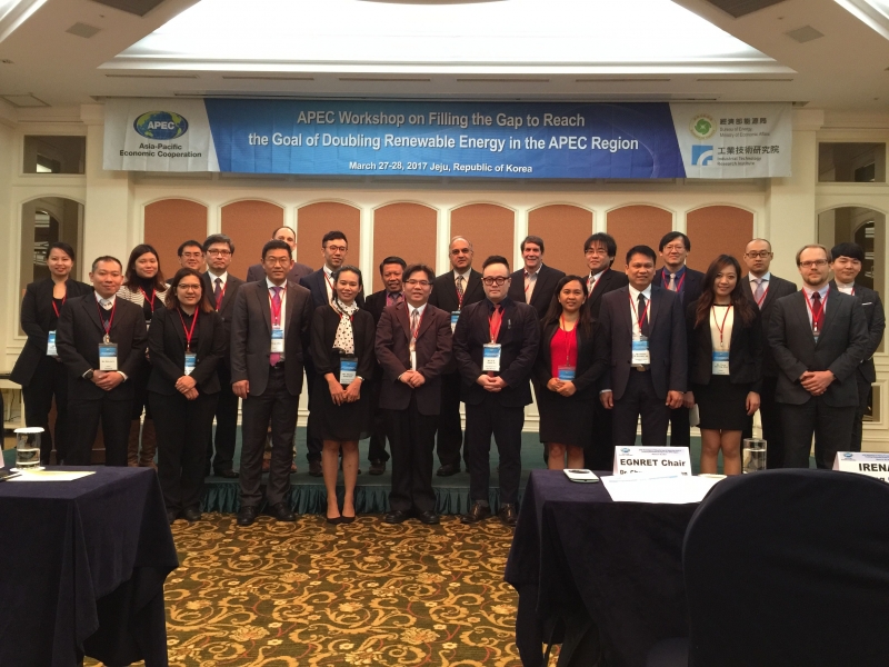 APEC Workshop on Filling the Gap to Reach the Goal of Doubling Renewable Energy in the APEC Region